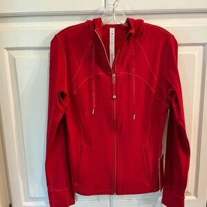 Lululemon athletica New Year Hooded Define Jacket *Nulu Dark Red NWT size 10